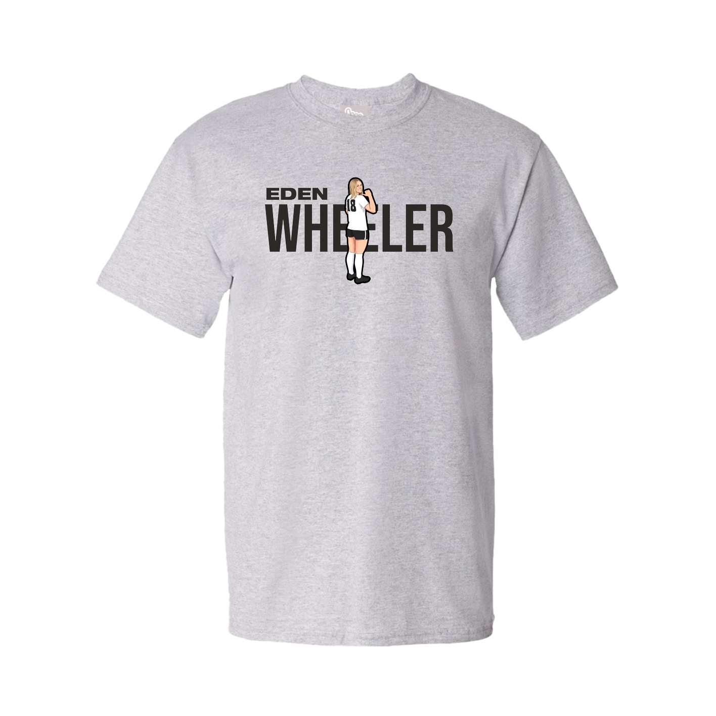 Youth Tee — Player Name in Grey