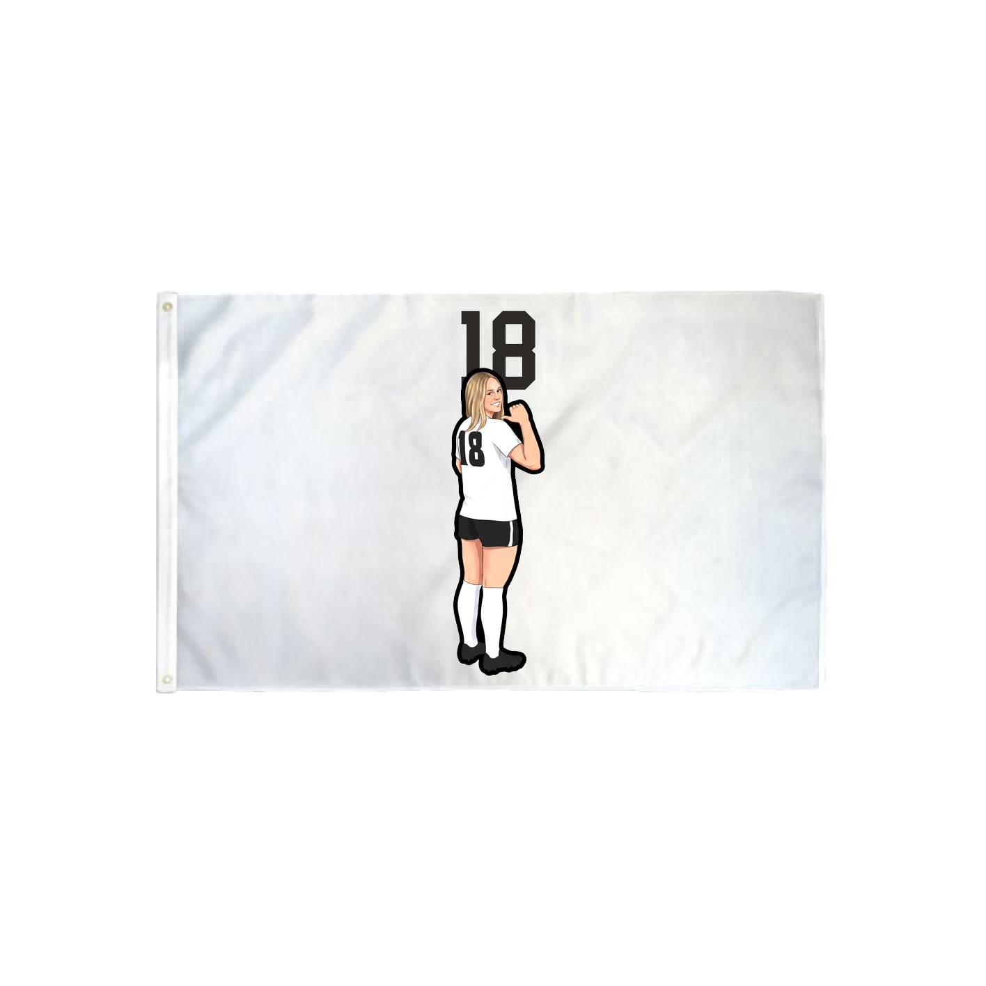 3x5 Flag — Number Top in Classic