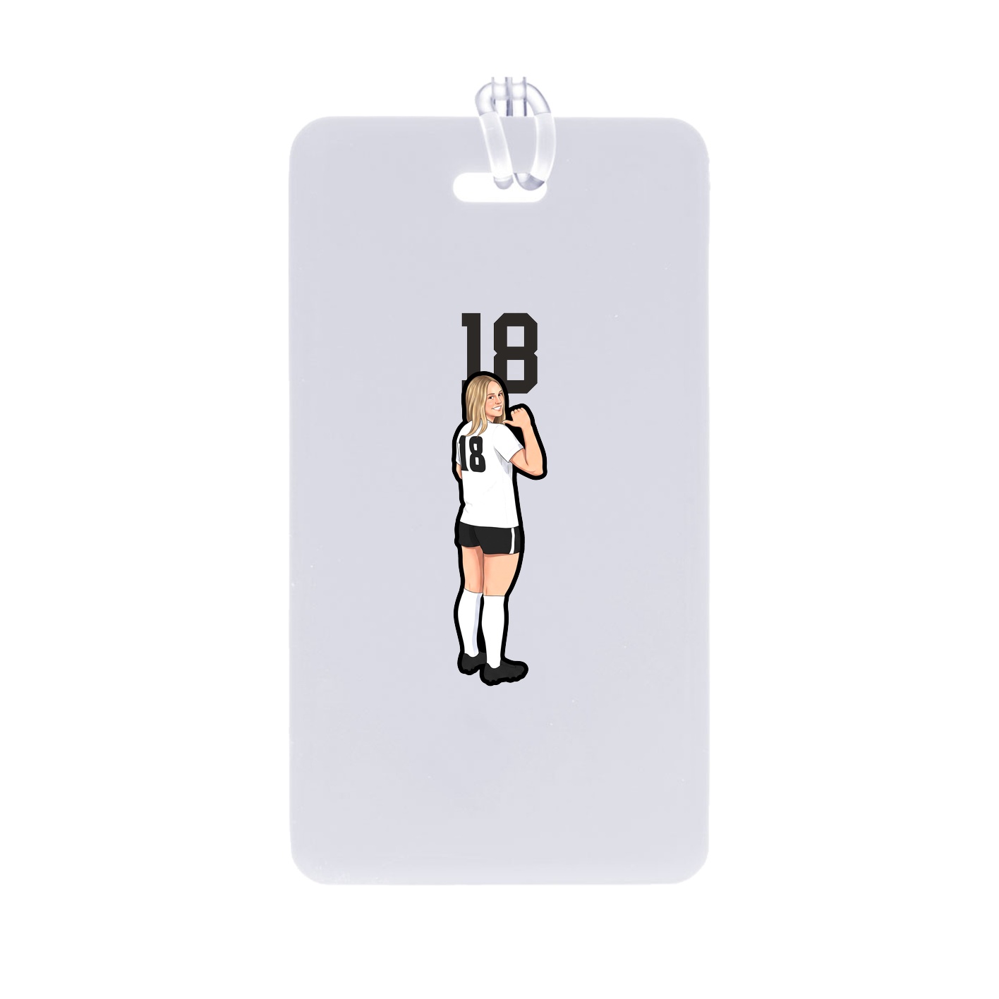 Bag Tag — Number Top in Classic