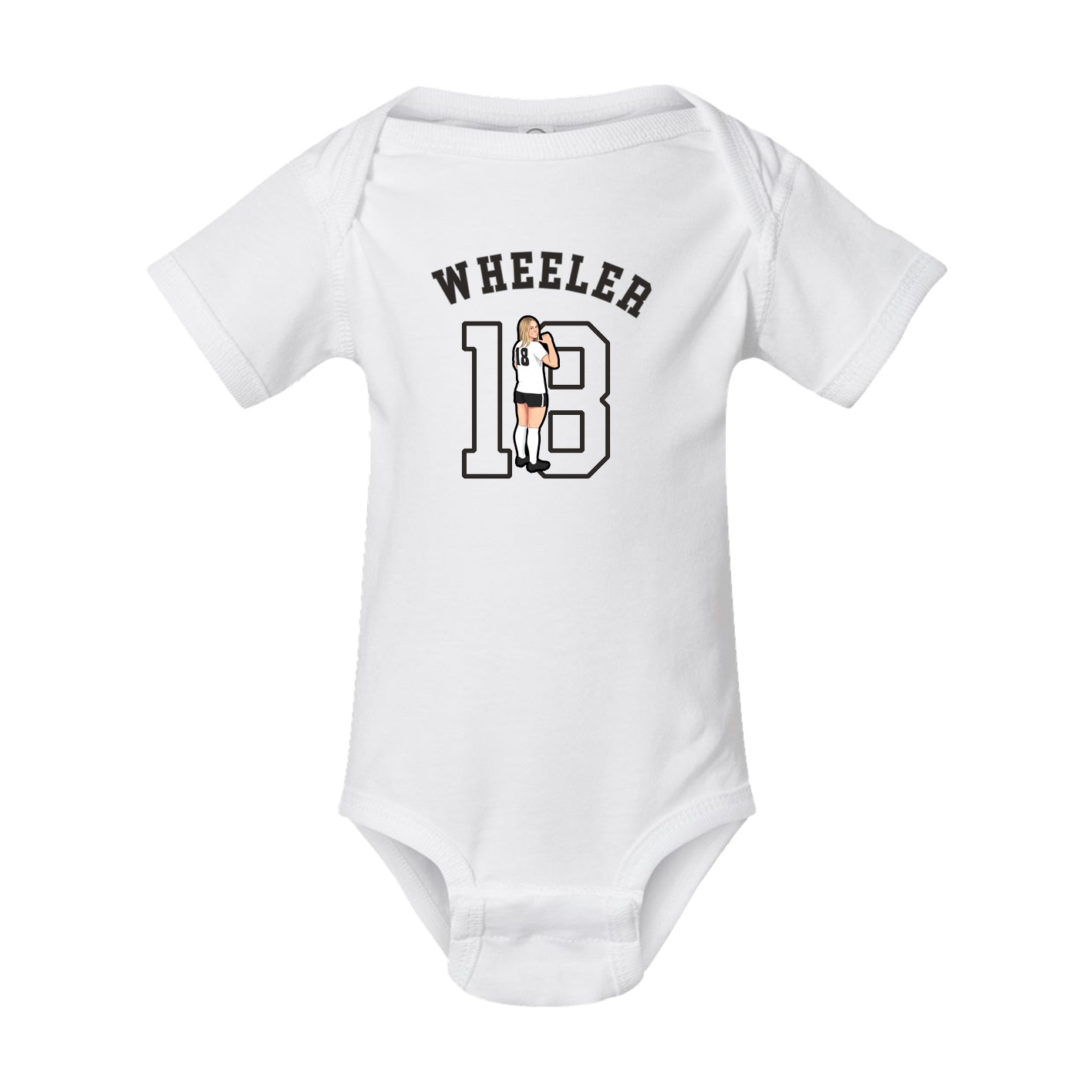 Baby Onesie — Shirsey Arch in White