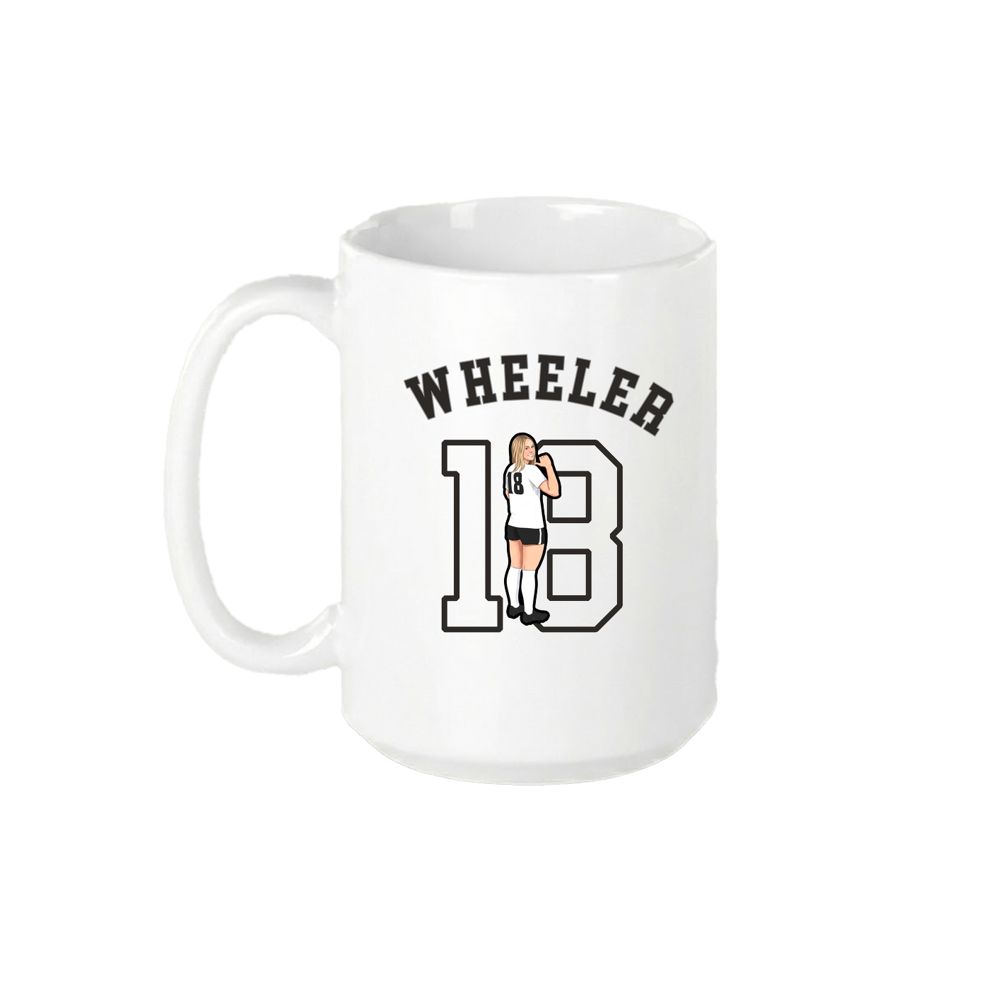 15oz Coffee Mug — Shirsey Arch in White