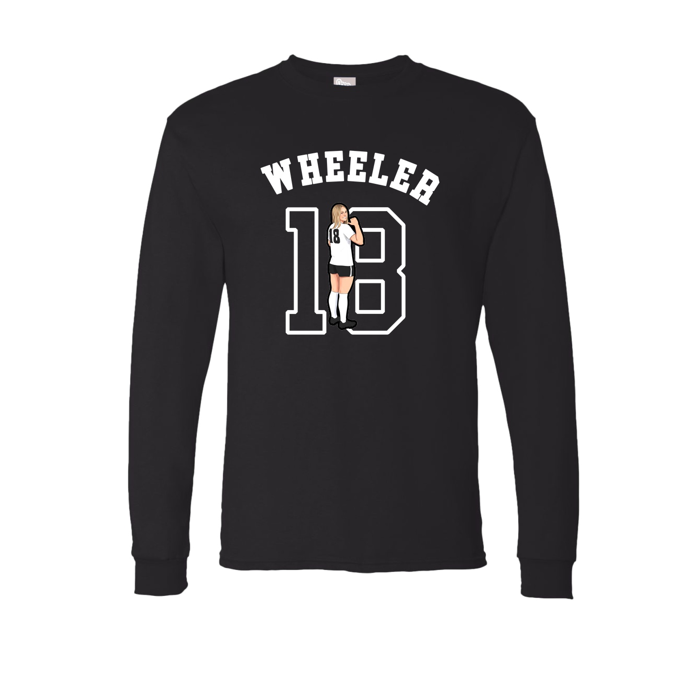 Long Sleeve Tee — Shirsey Arch in Black