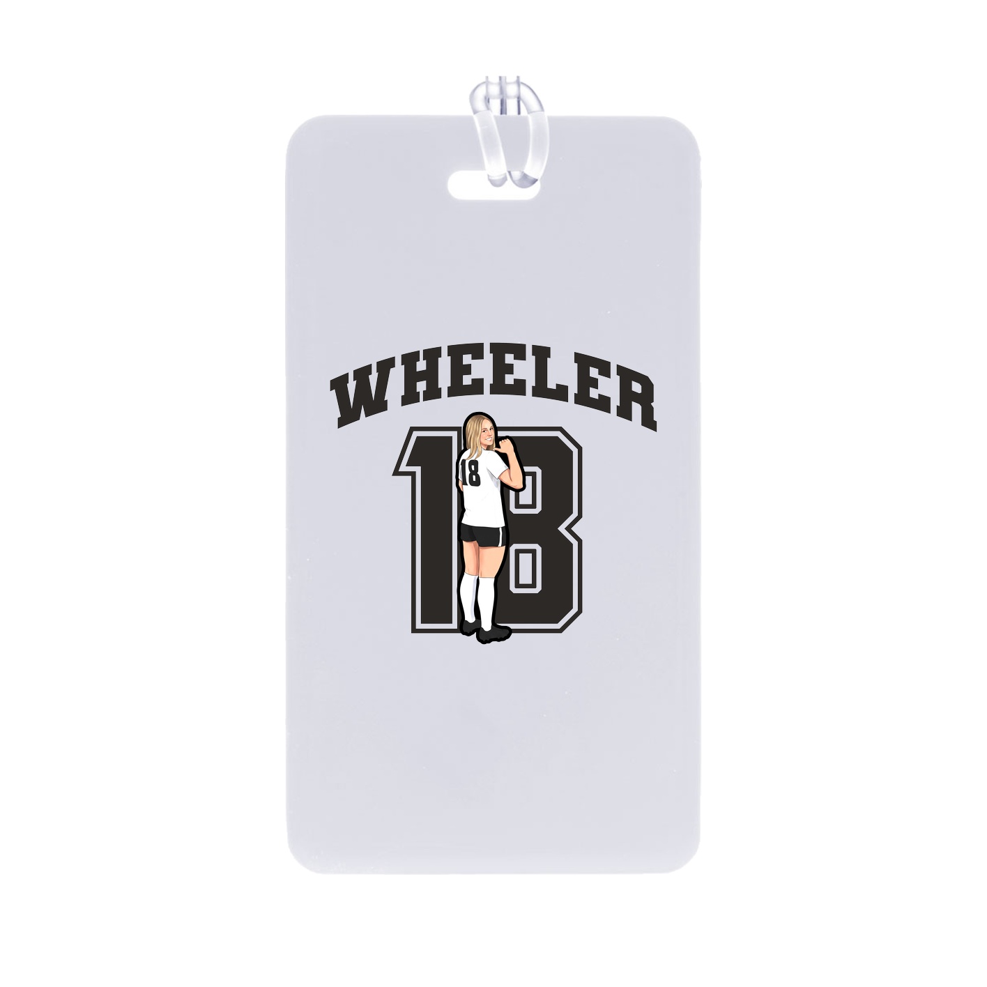 Bag Tag — Number in Classic