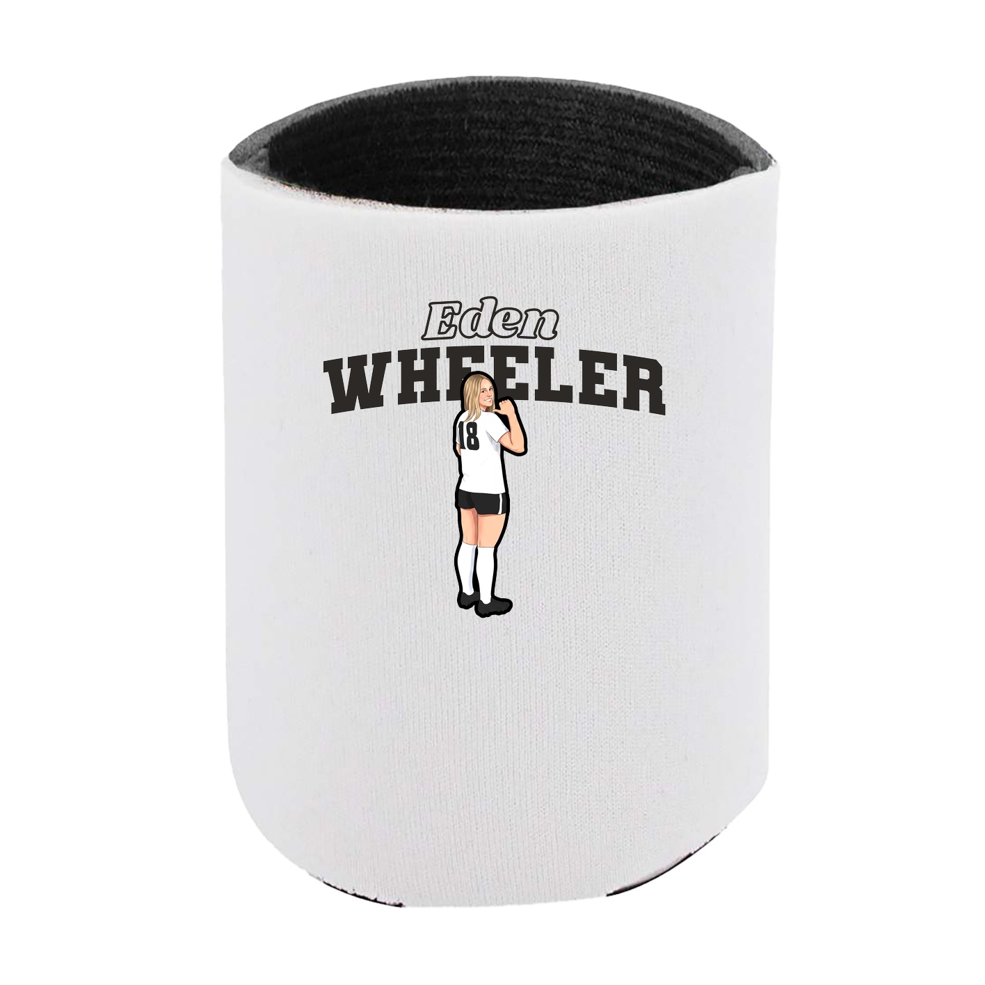 Can Holder — Name Arch in White