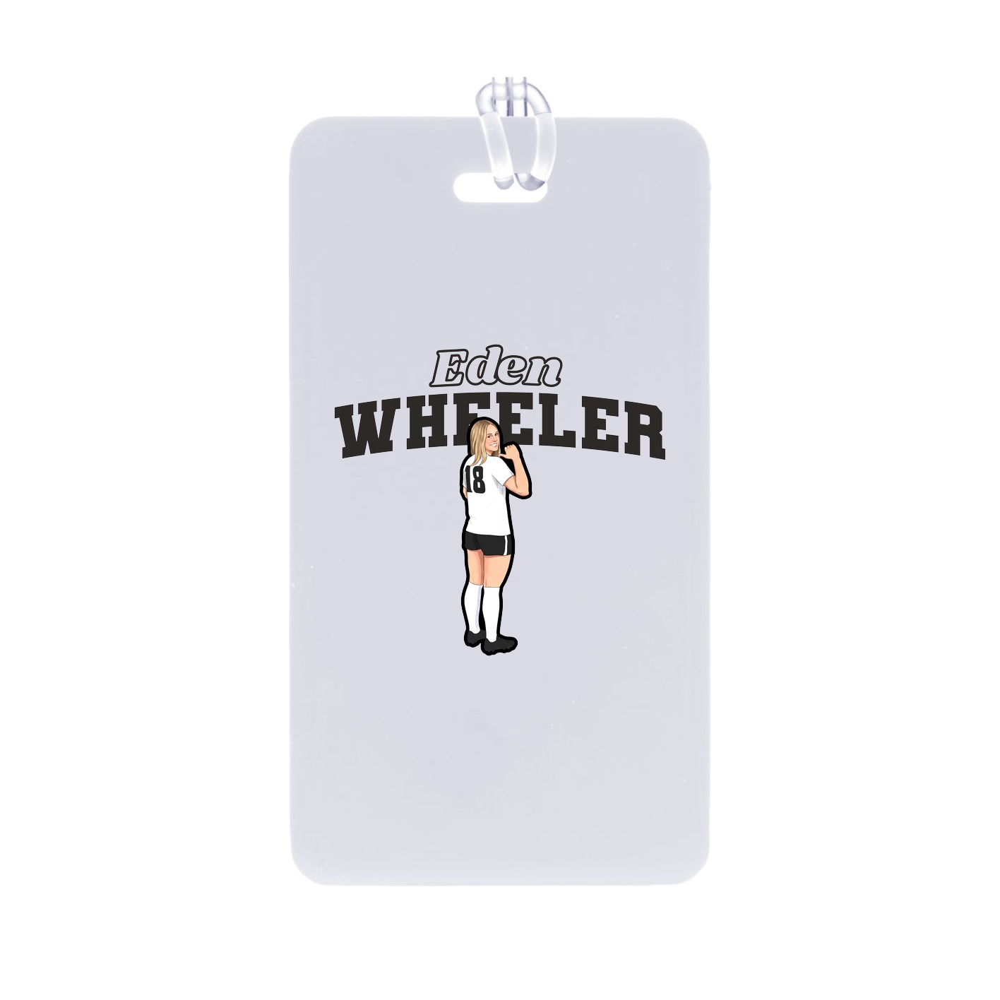 Bag Tag — Name Arch in Classic
