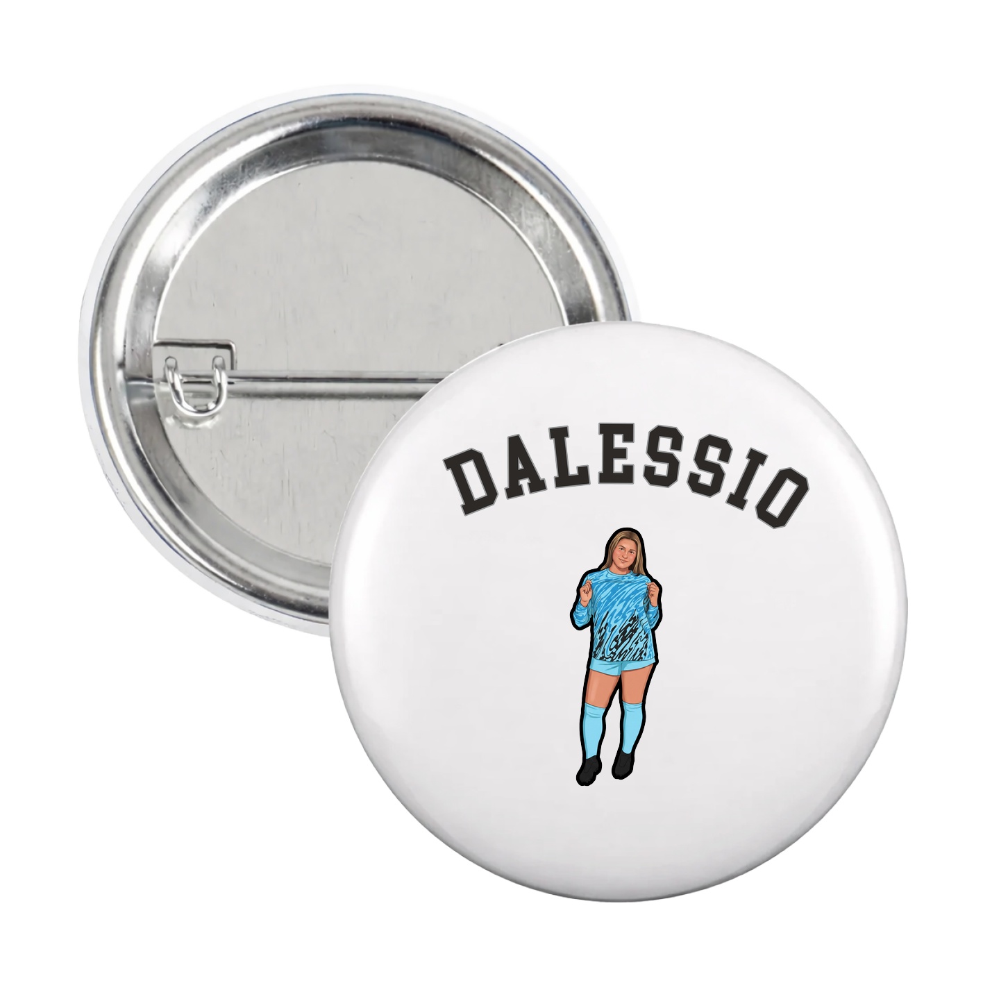 Game Day Button — Shirsey Arch in White