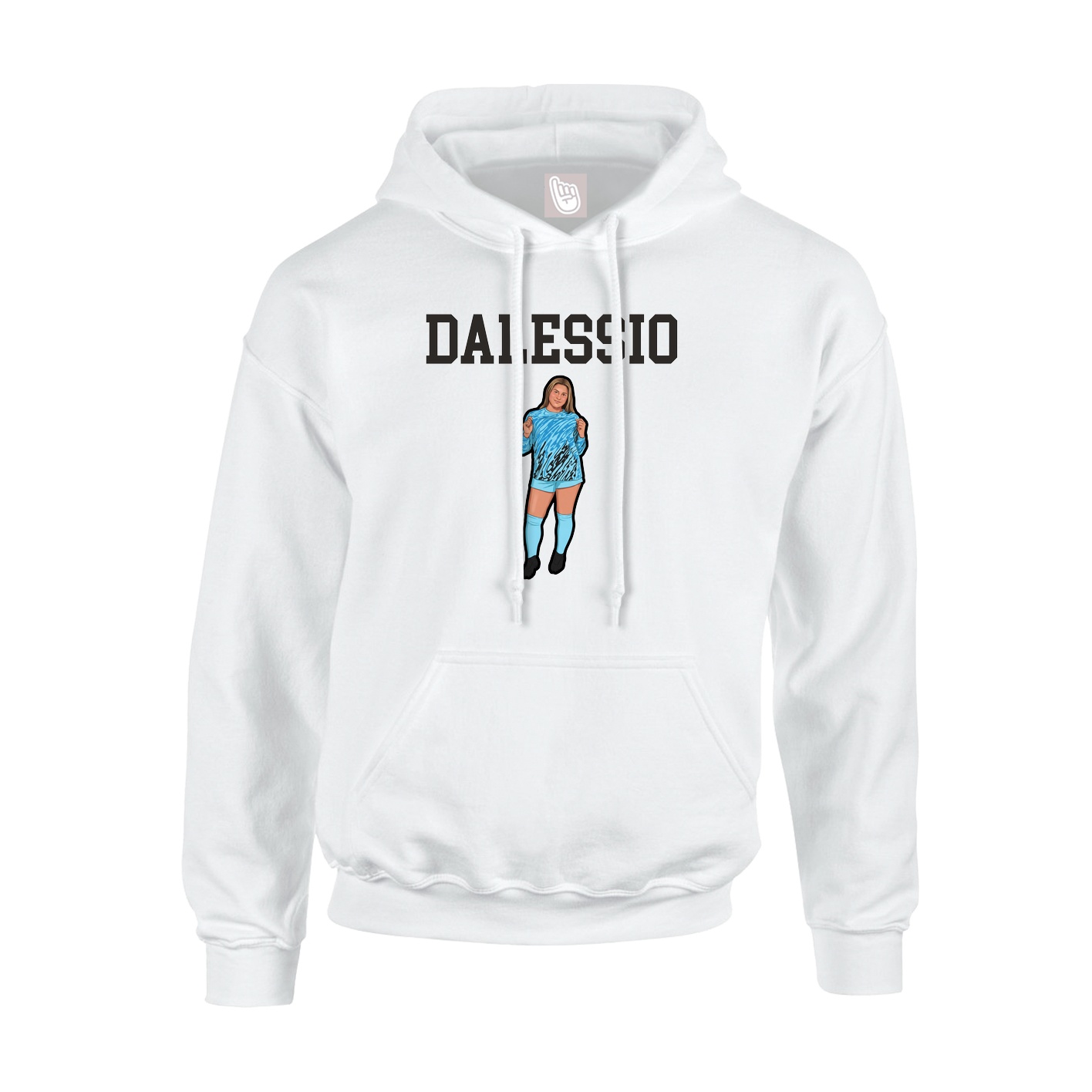 Hoodie — Shirsey in White