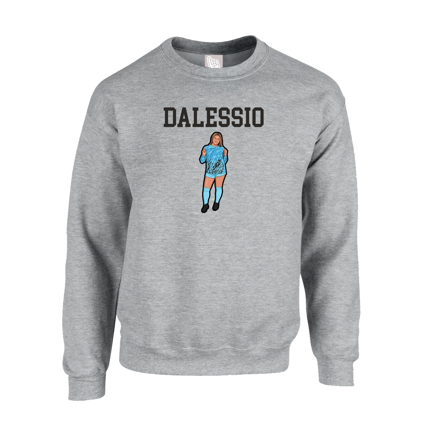 Fleece Crew — Shirsey in Grey
