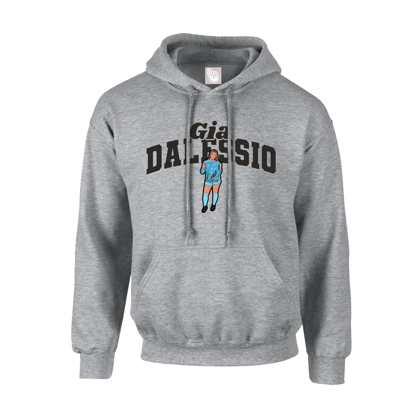 Hoodie — Signature Arch in Grey