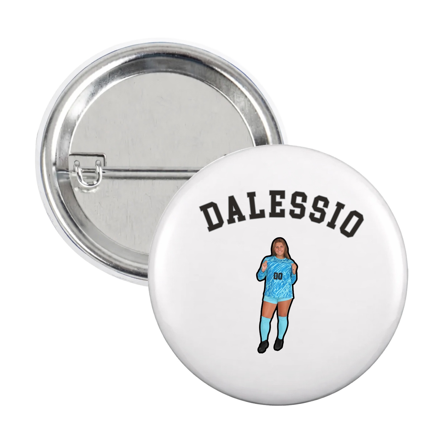Game Day Button — Shirsey Arch in White