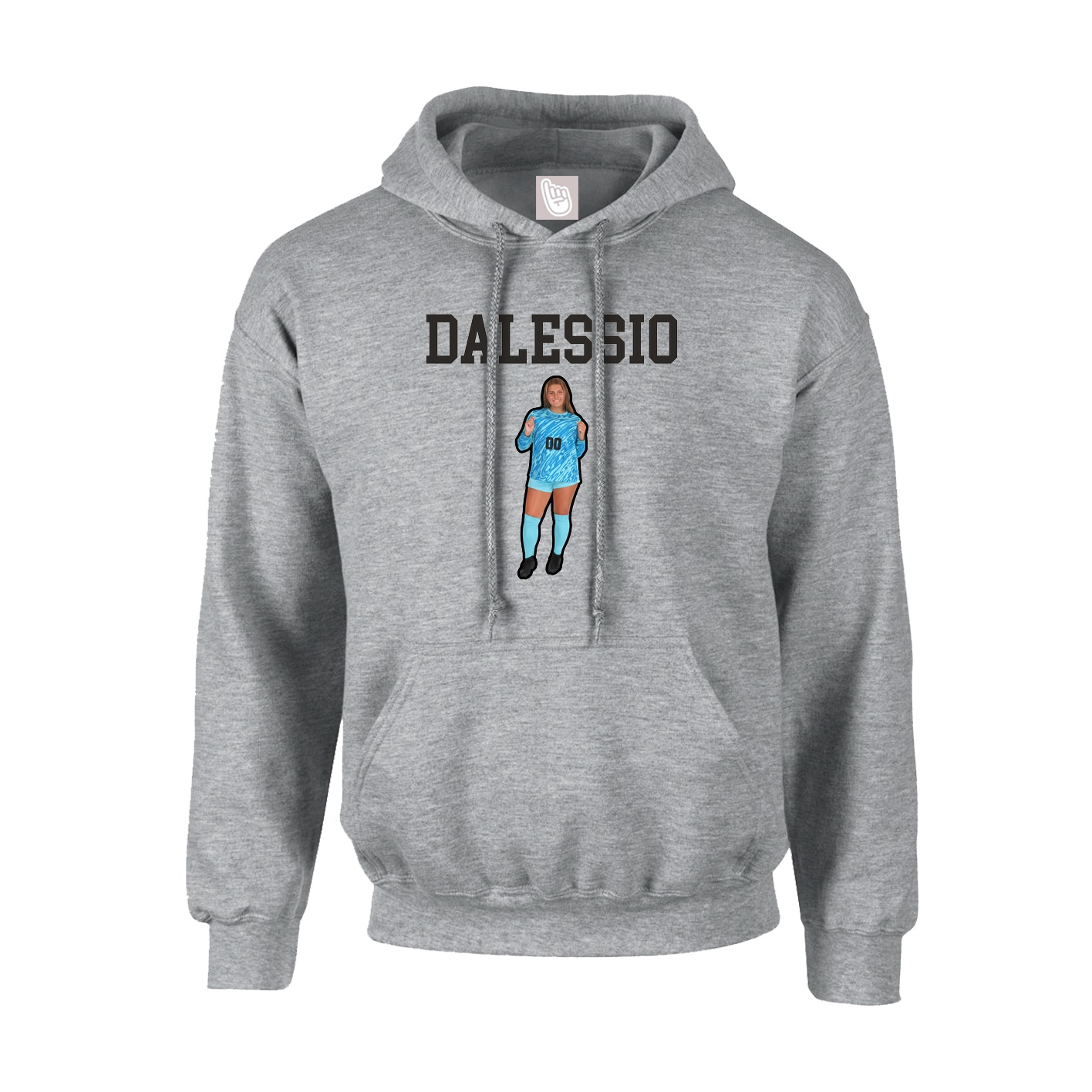 Hoodie — Shirsey in Grey