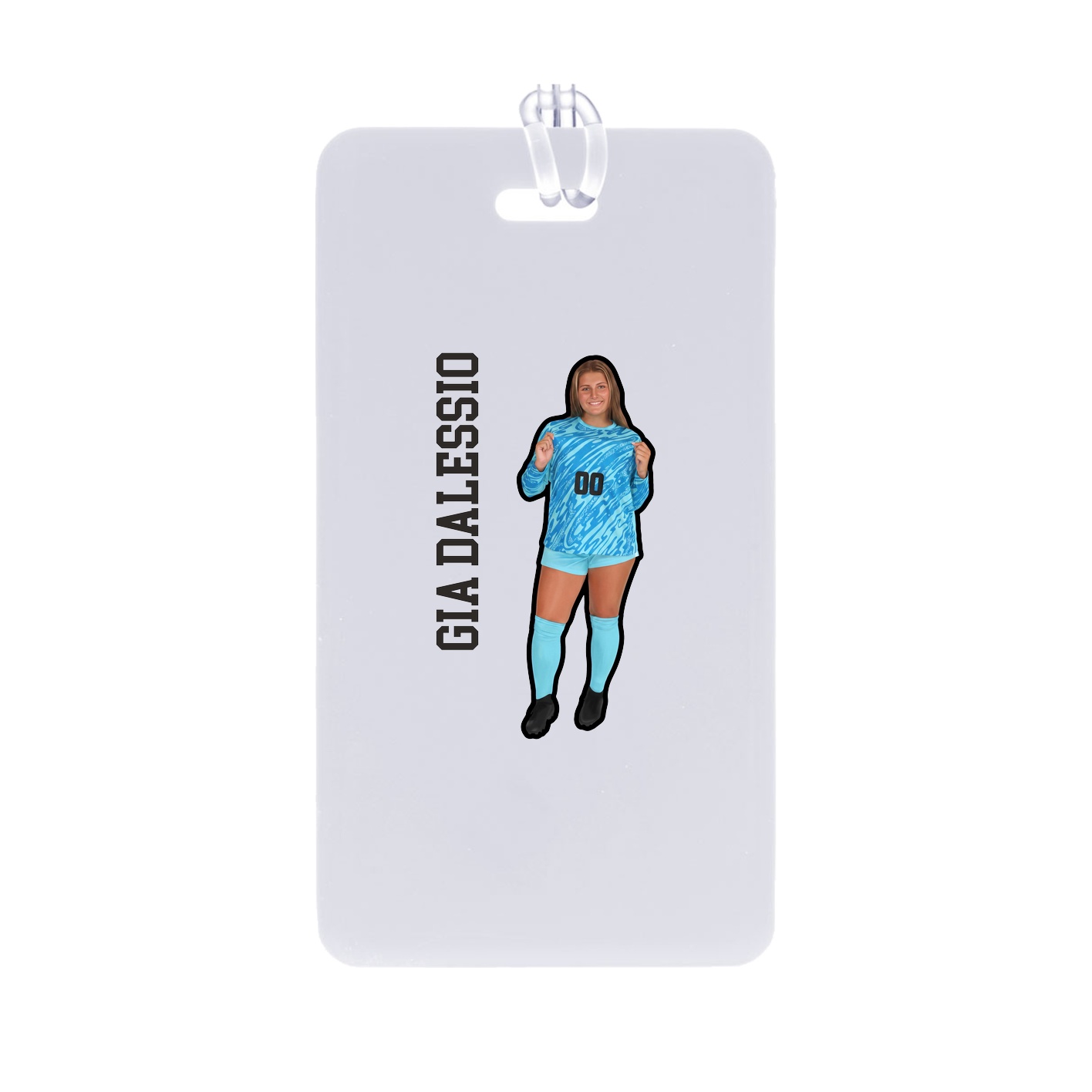 Bag Tag — Name Vertical in Classic