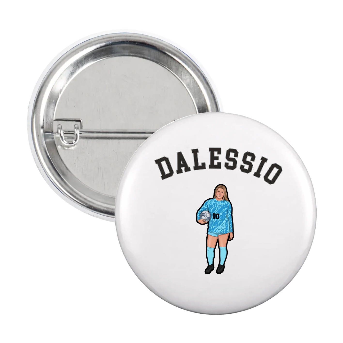 Game Day Button — Shirsey Arch in White