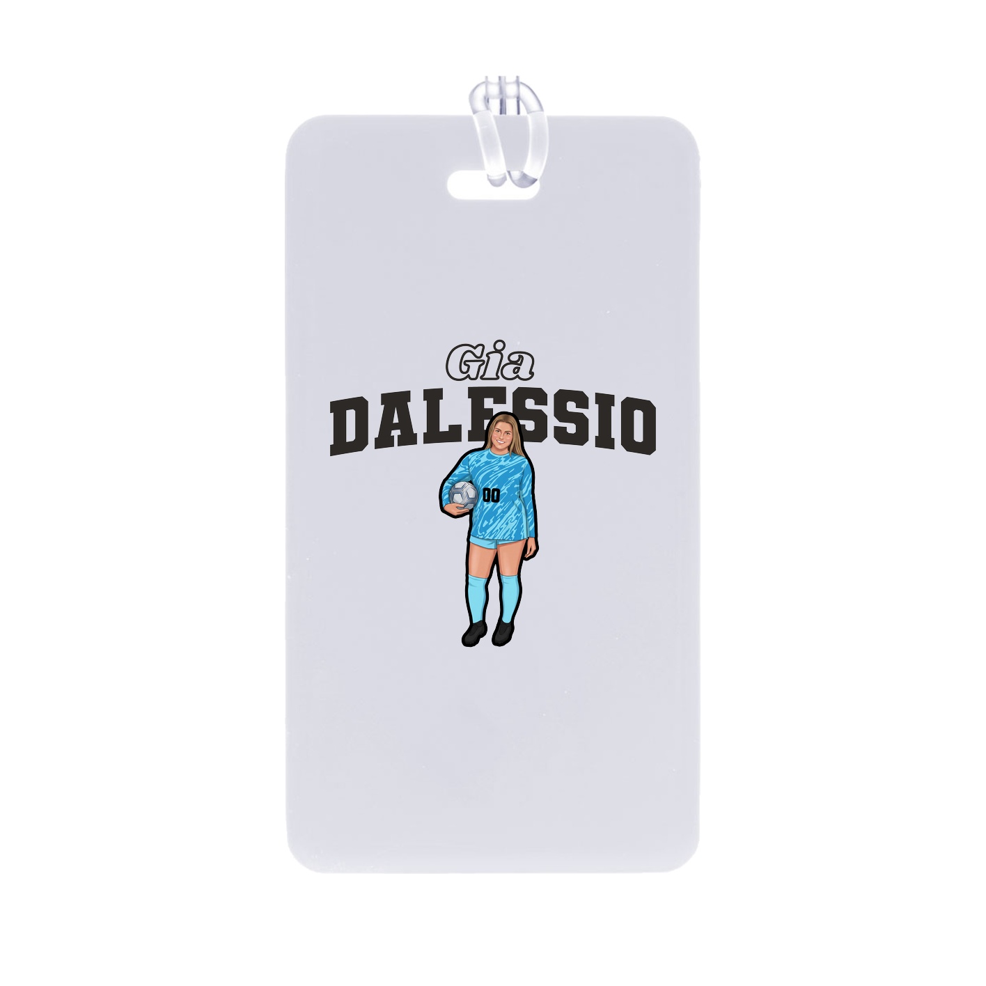 Bag Tag — Name Arch in Classic