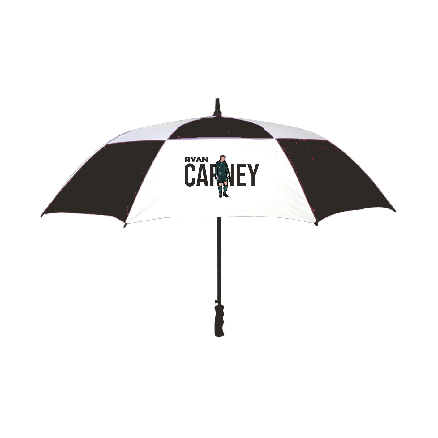 Golf Umbrella — Player Name in Black