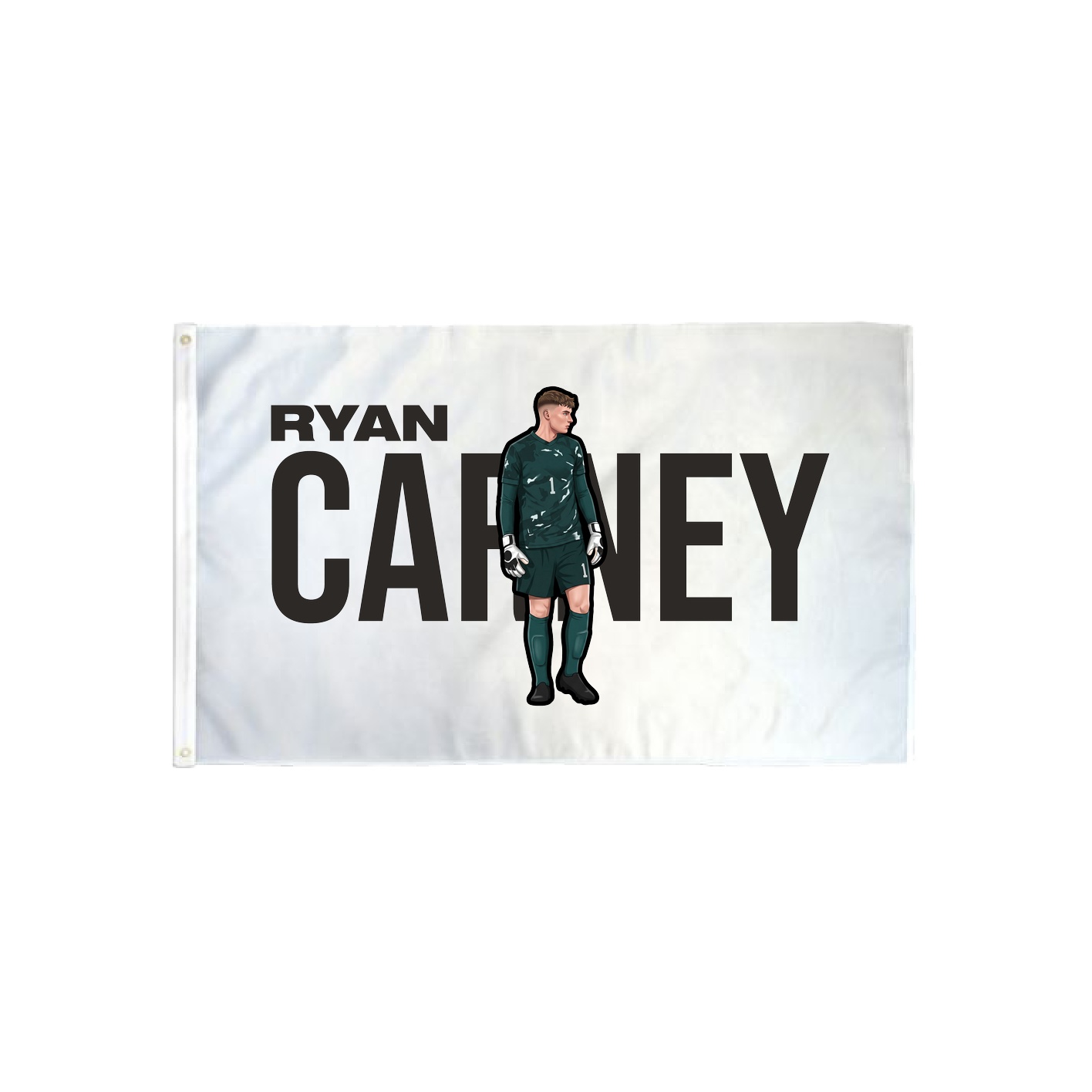 3x5 Flag — Player Name in Classic