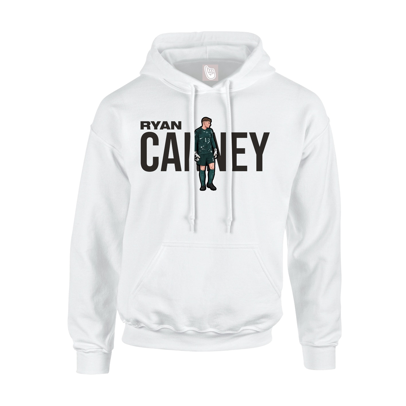 Hoodie — Player Name in White