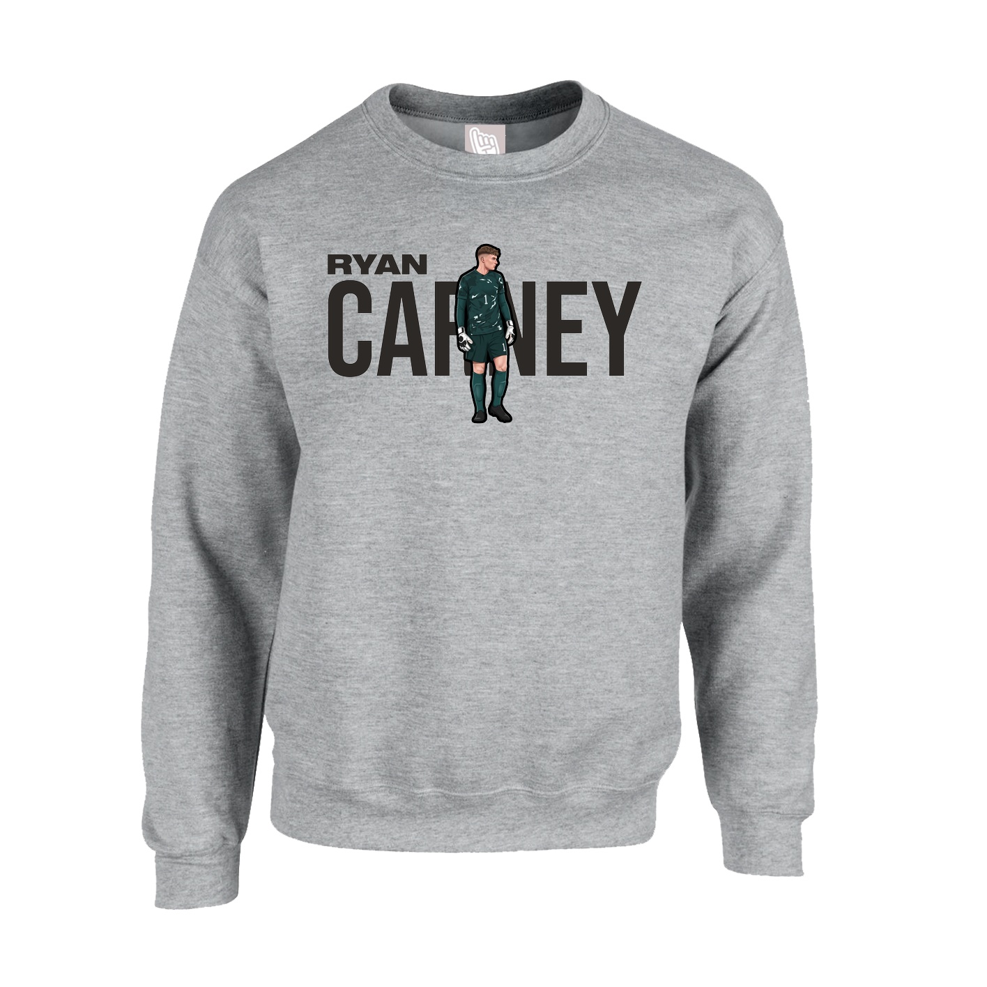 Fleece Crew — Player Name in Grey