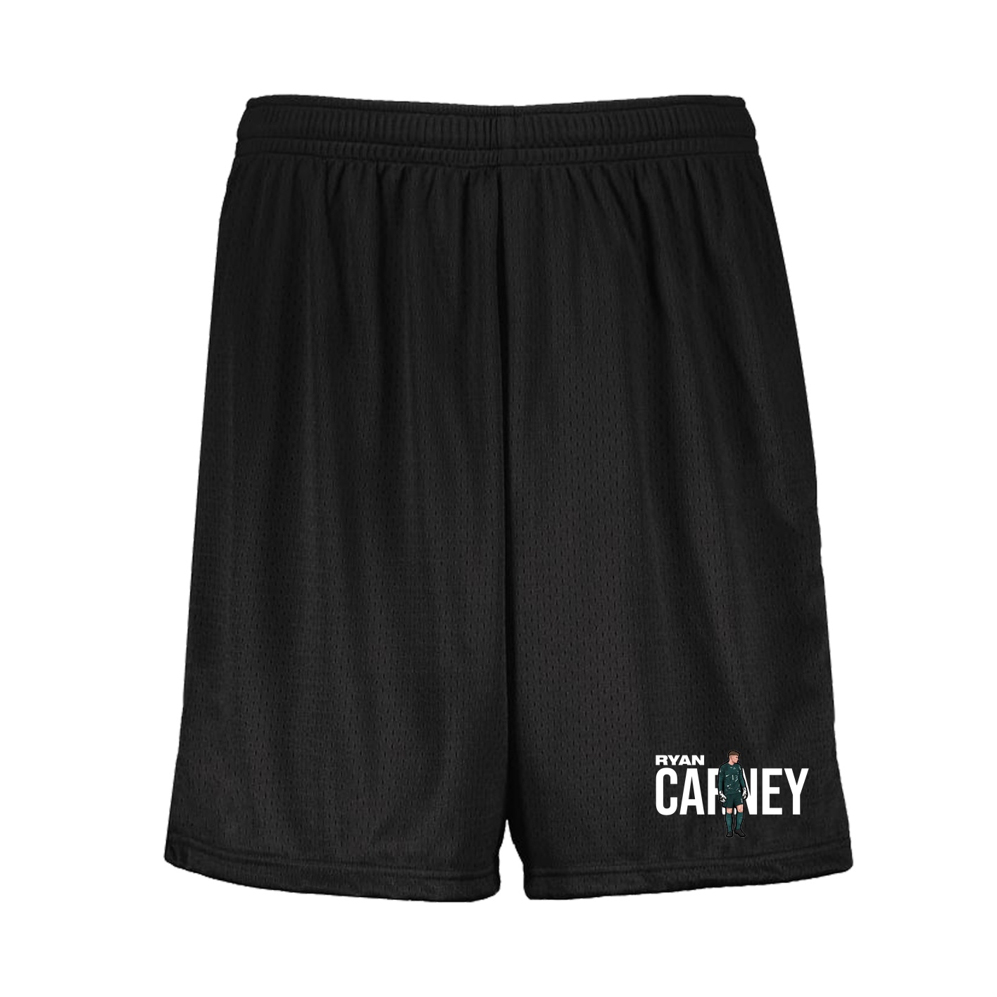 Shorts — Player Name in Black