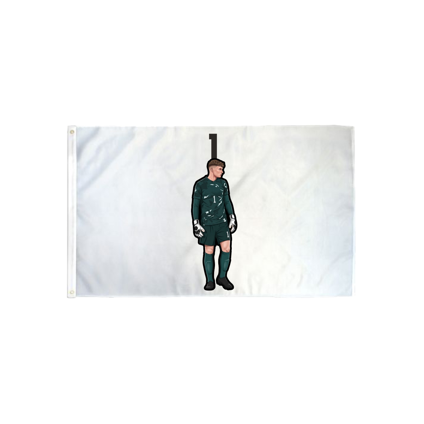 3x5 Flag — Number Top in Classic