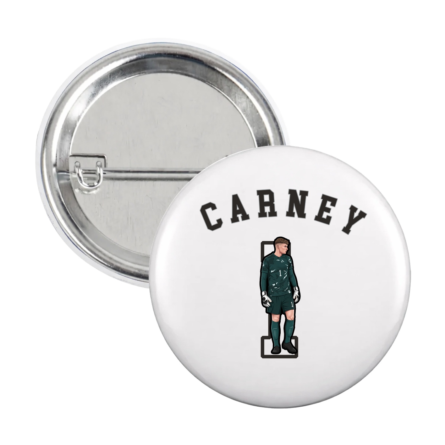 Game Day Button — Shirsey Arch in White