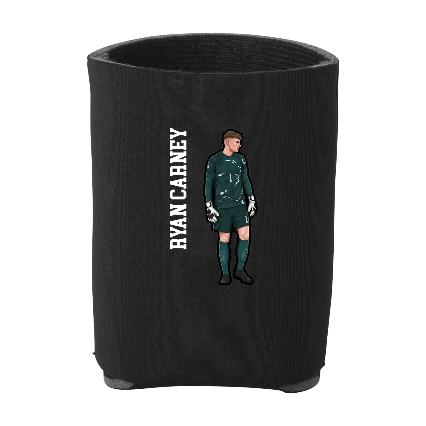 Can Holder — Name Vertical in Black