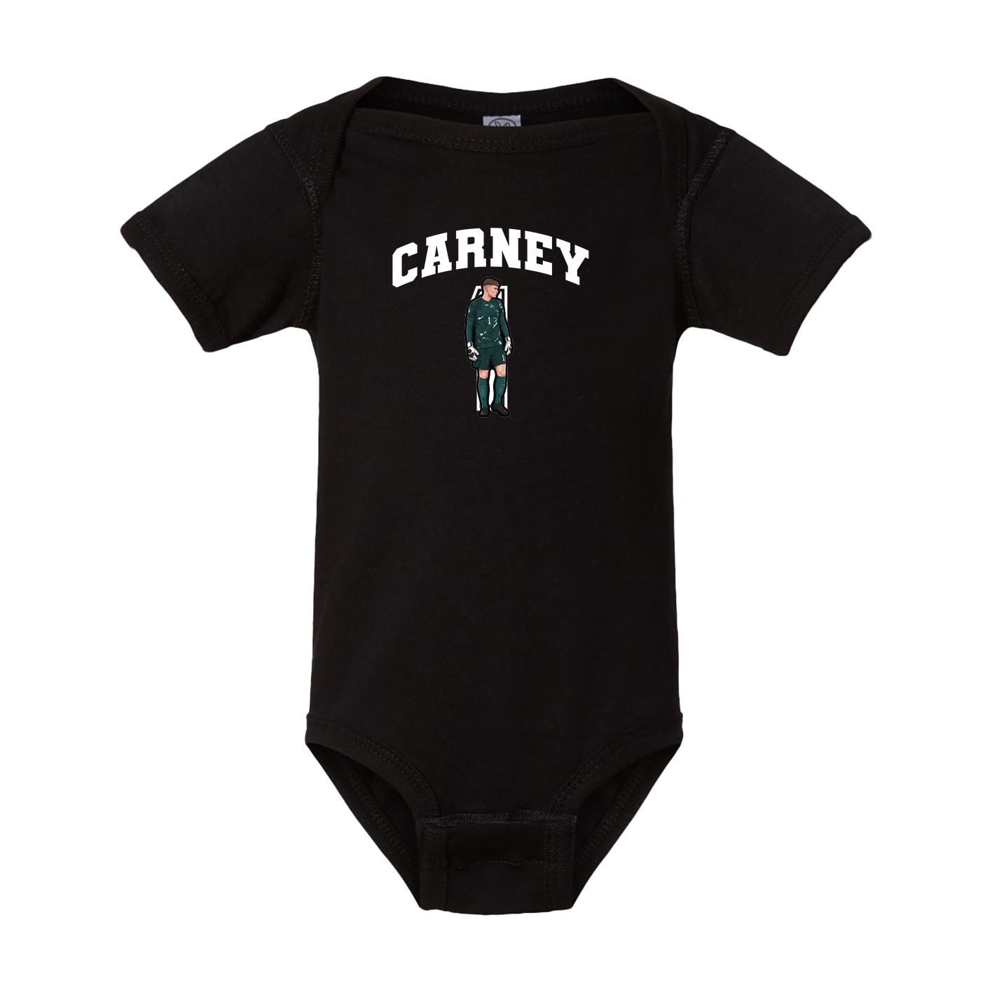 Baby Onesie — Number in Black