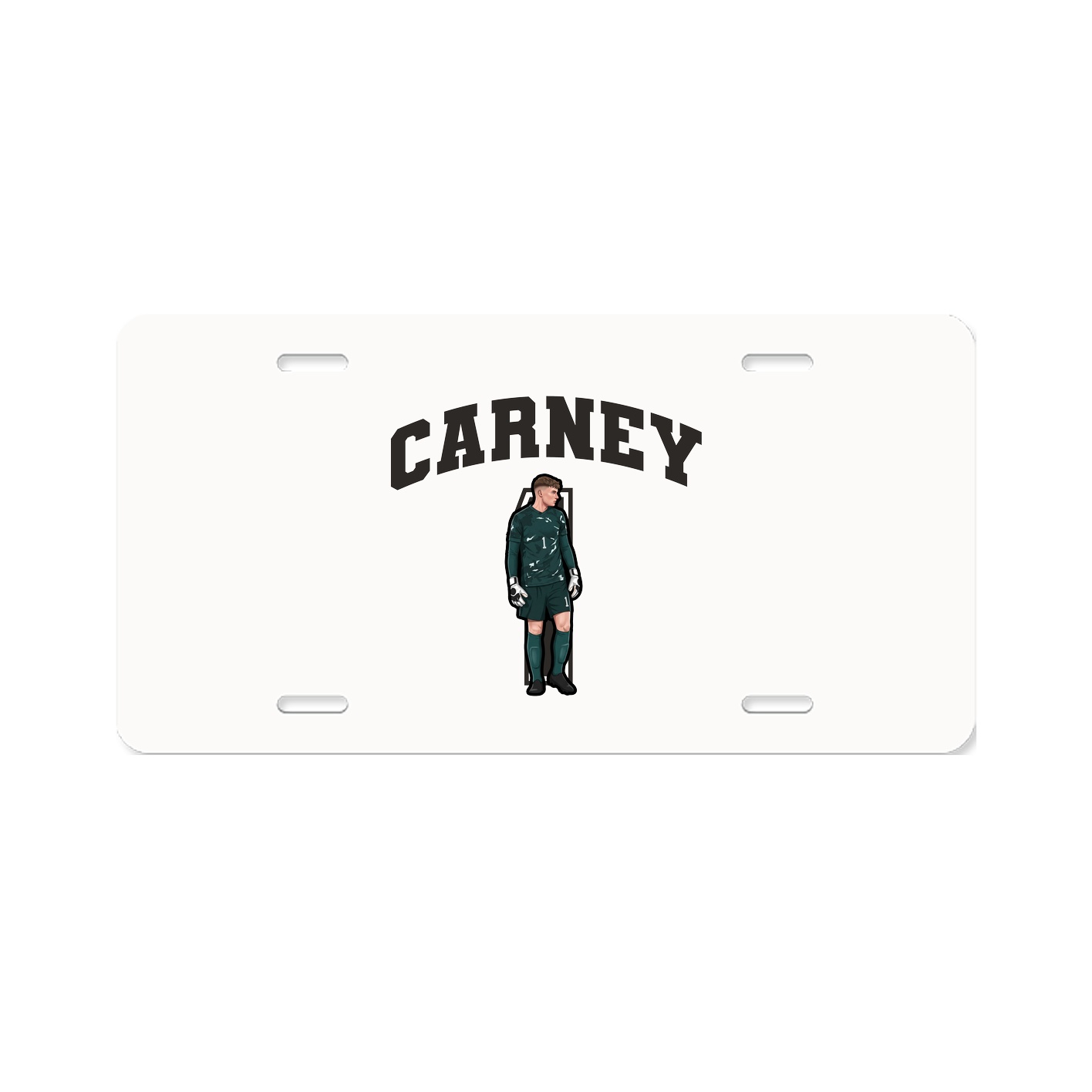 License Plate — Number in Classic