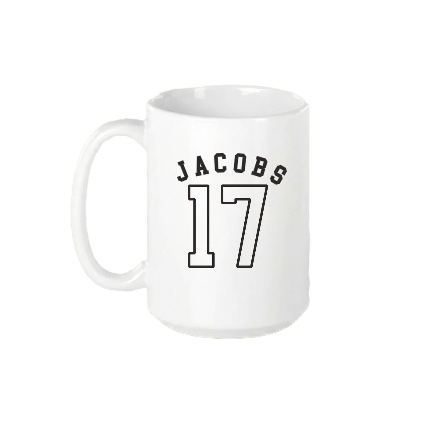 15oz Coffee Mug — Shirsey Arch in White