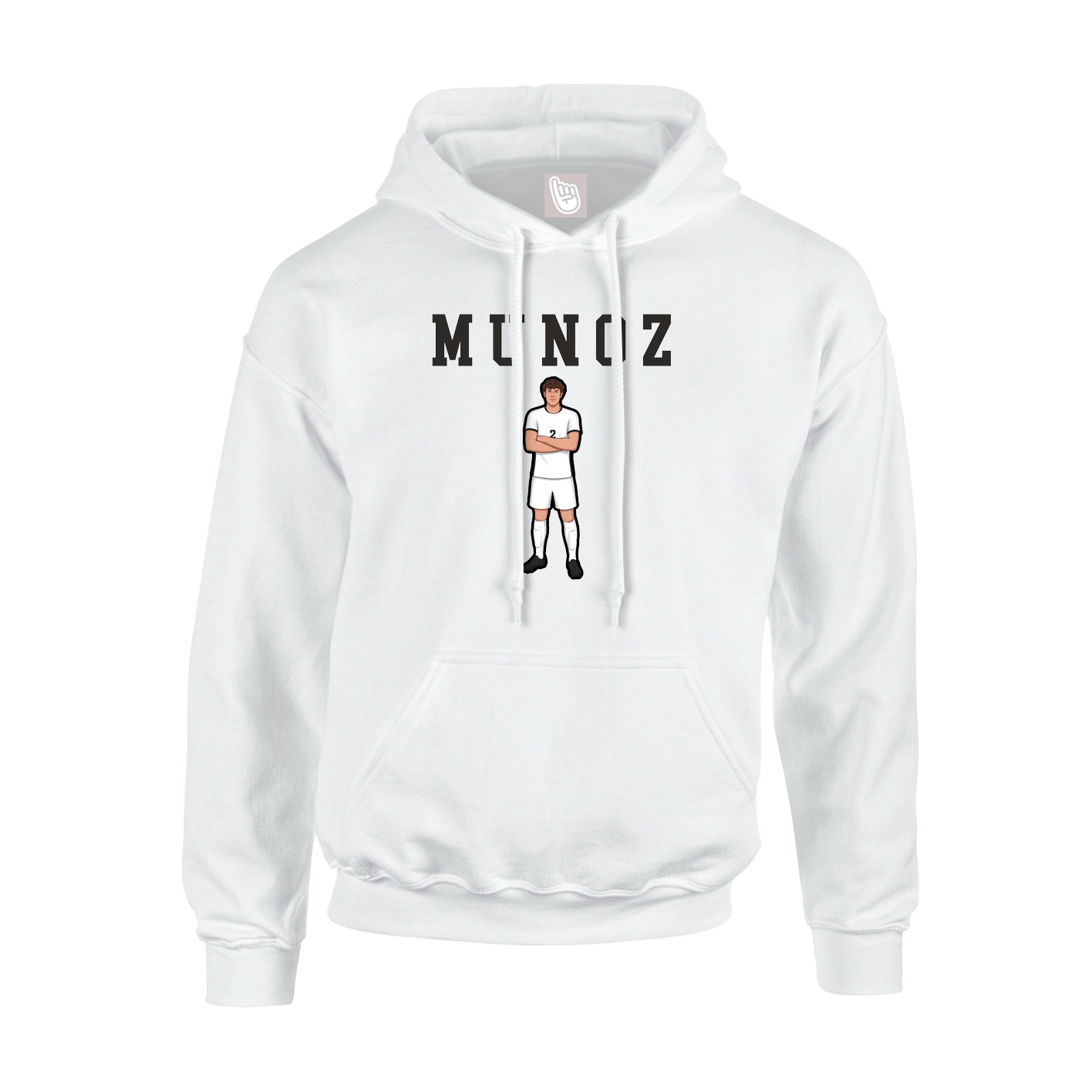 Hoodie — Shirsey in White