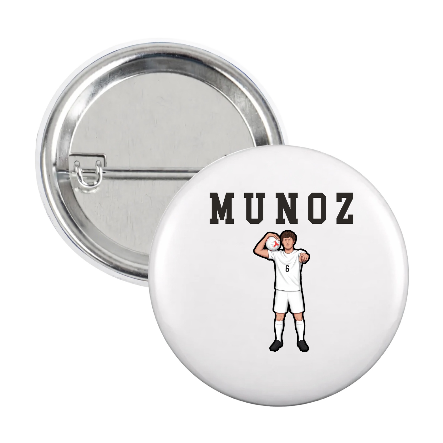 Game Day Button — Shirsey in White