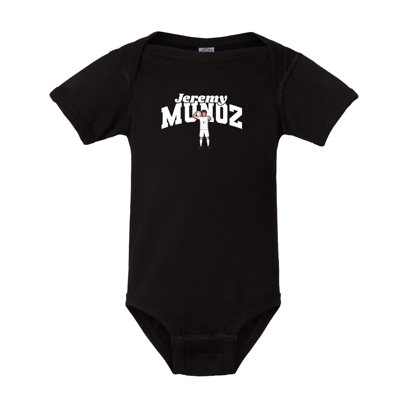 Baby Onesie — Signature Arch in Black