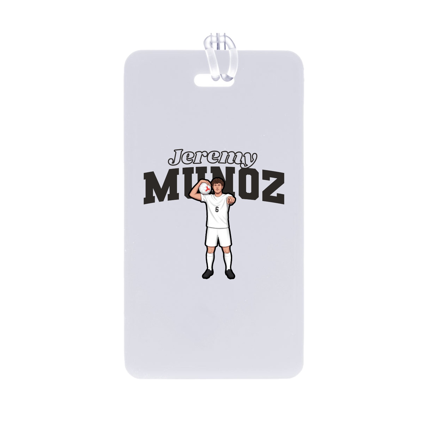 Bag Tag — Name Arch in Classic