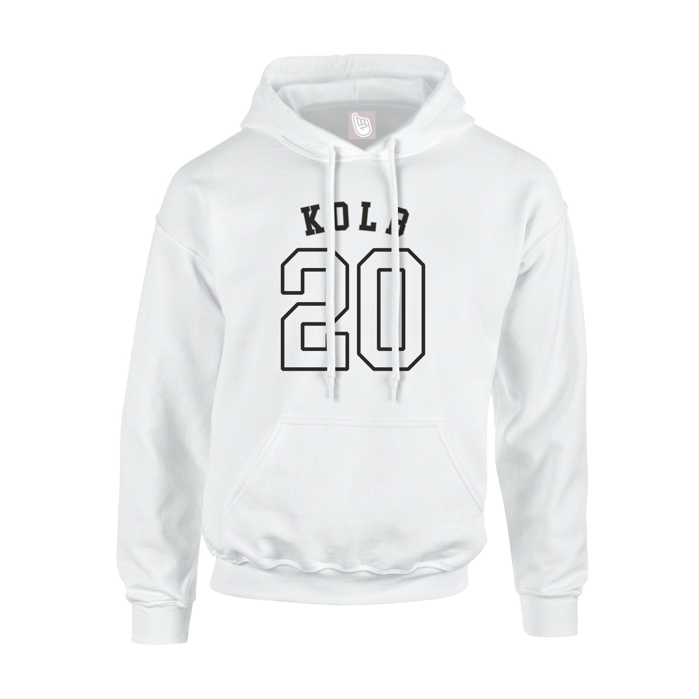 Youth Hoodie — Shirsey Arch in White