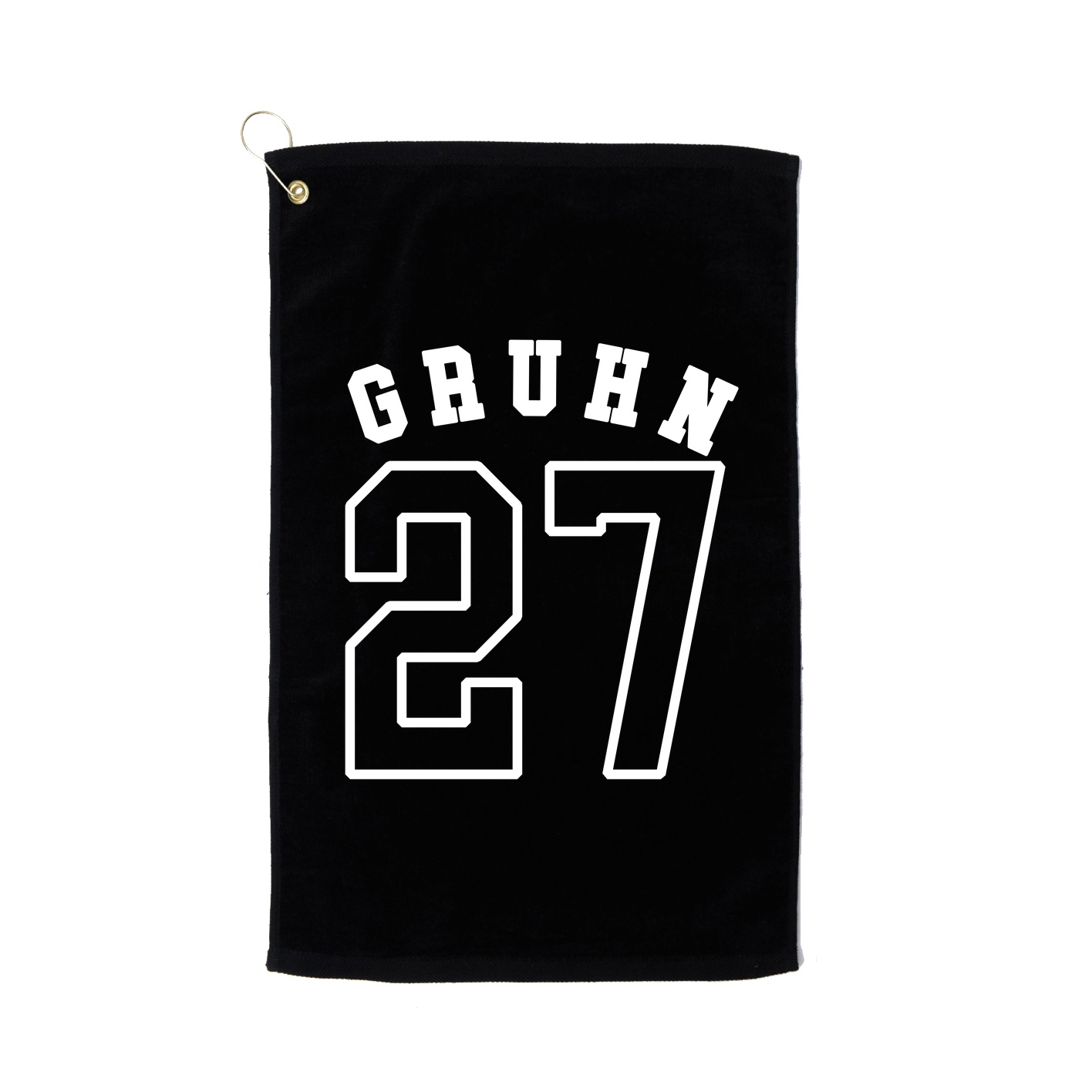 Golf Towel — Shirsey Arch in Black