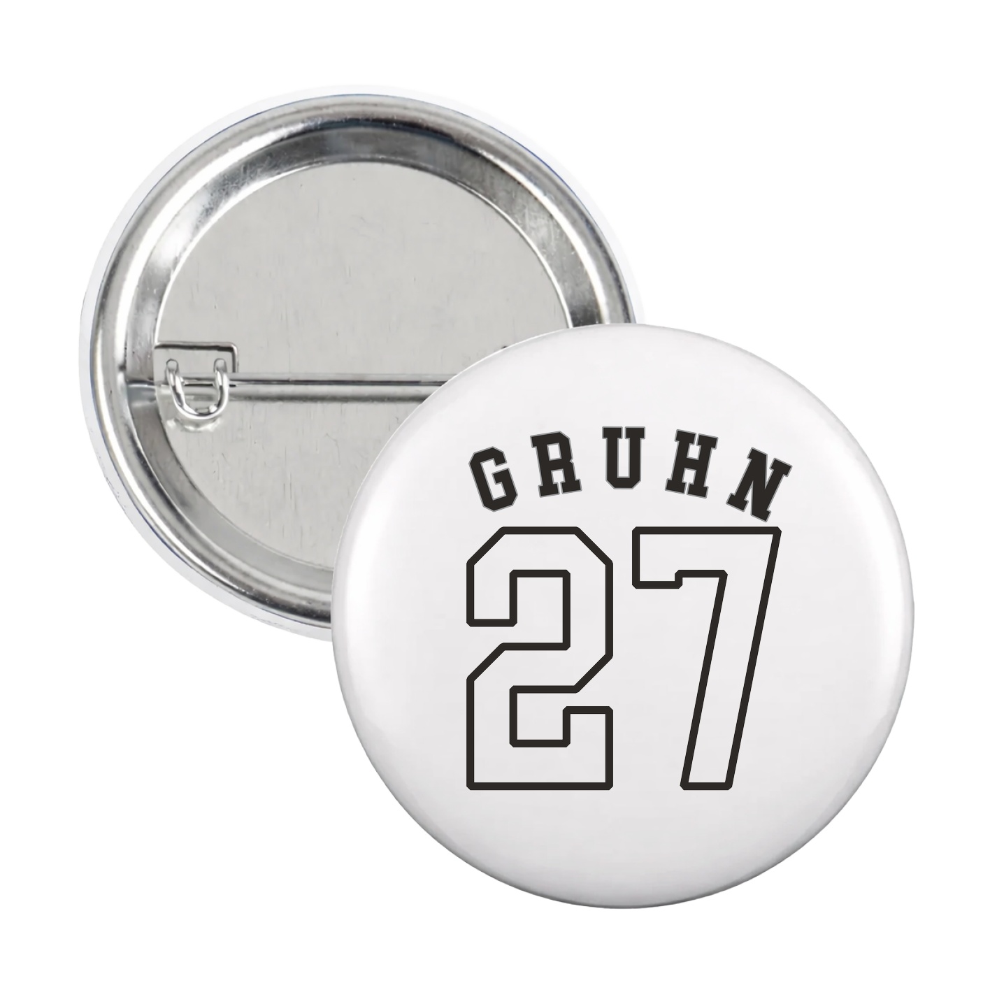 Game Day Button — Shirsey Arch in White