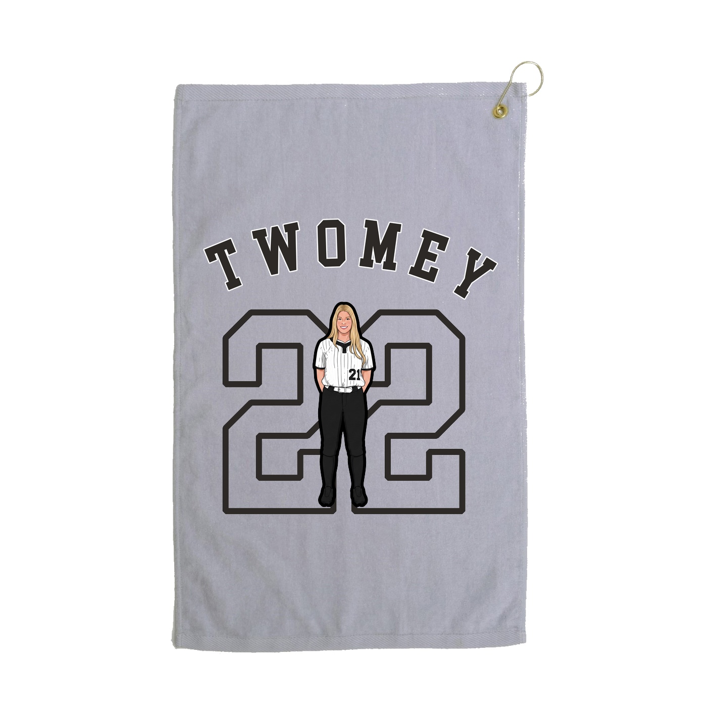Golf Towel — Shirsey Arch in Grey
