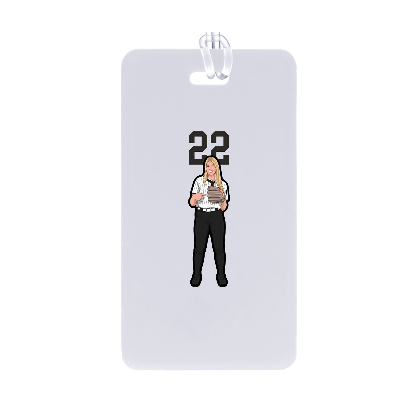 Bag Tag — Number Top in Classic