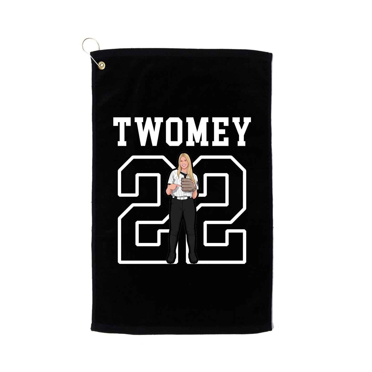 Golf Towel — Shirsey in Black