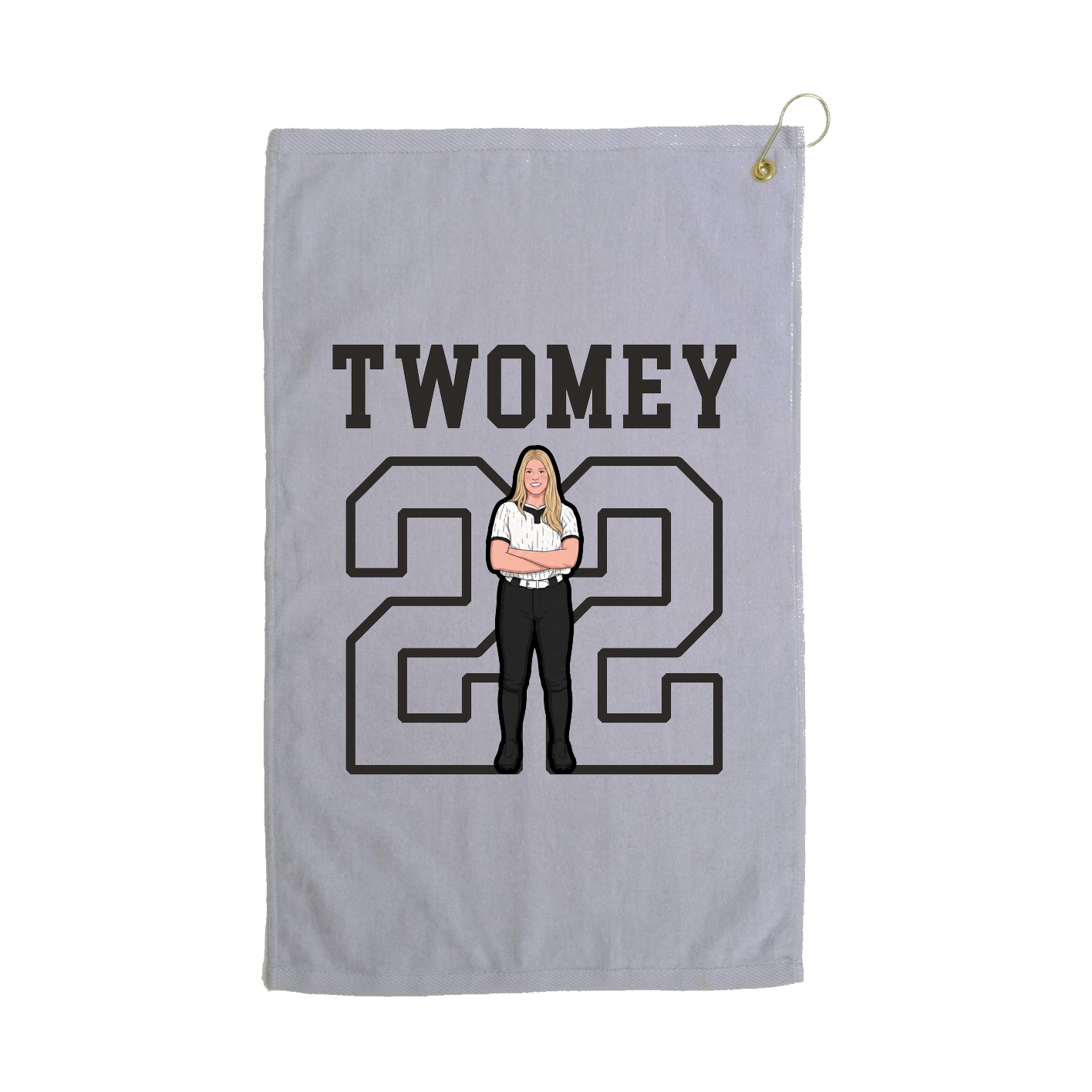 Golf Towel — Shirsey in Grey