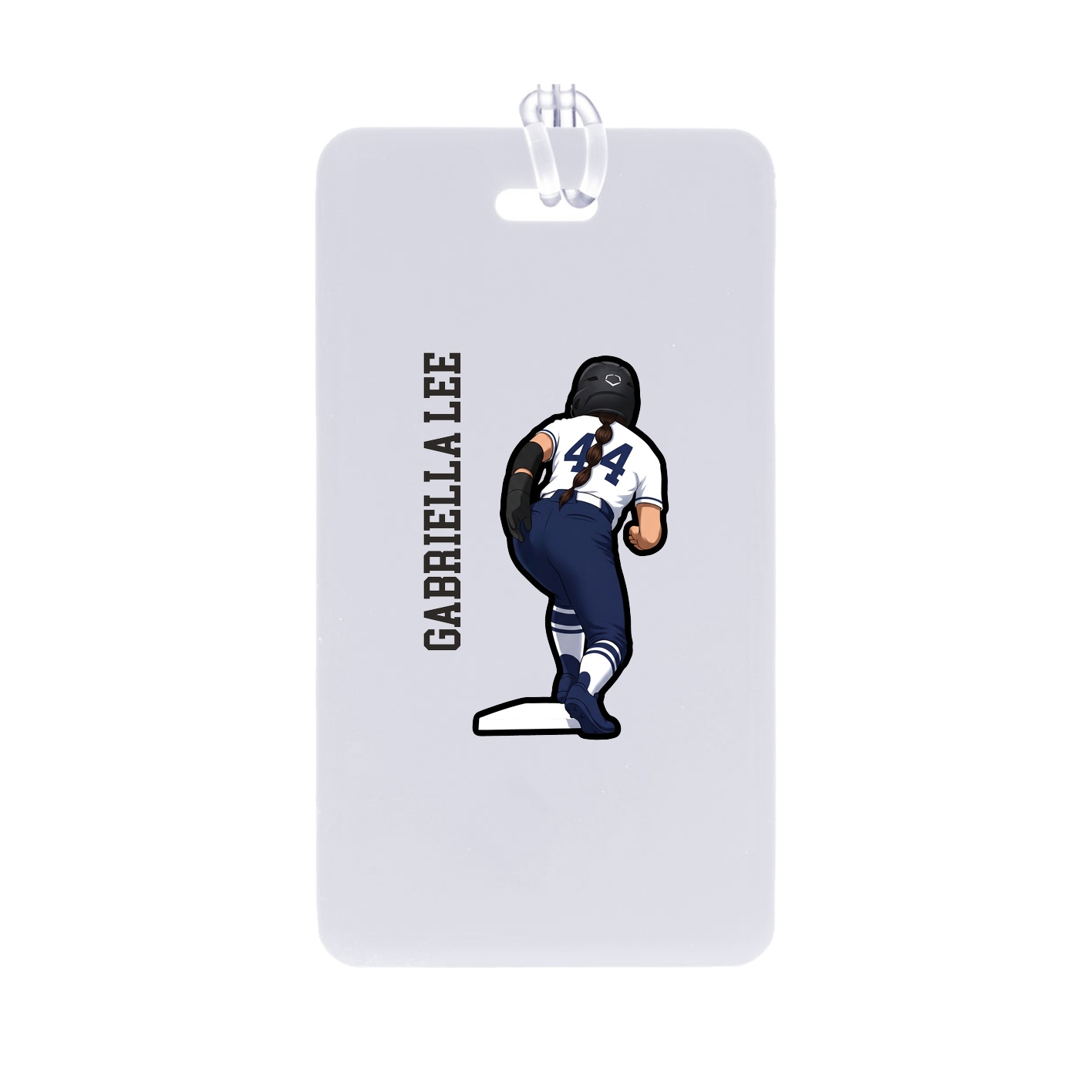 Bag Tag — Name Vertical in Classic