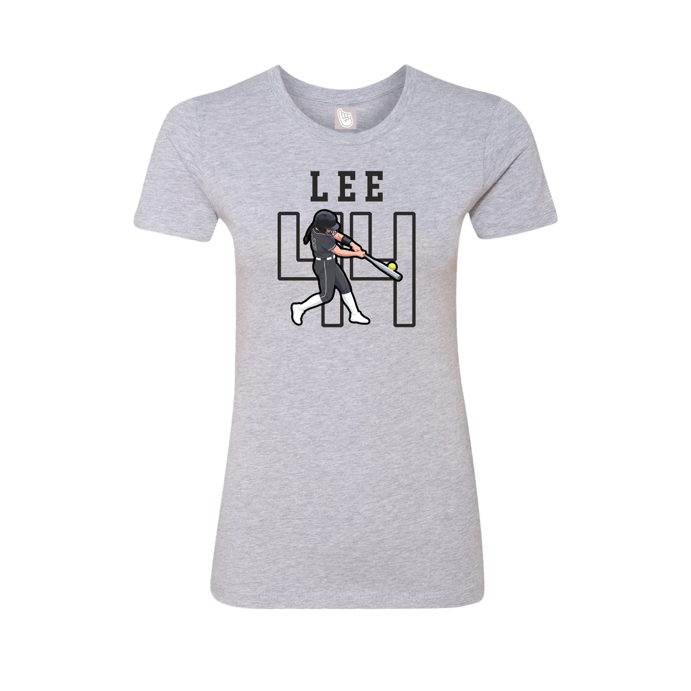 Fitted Women's Tee — Shirsey in Grey