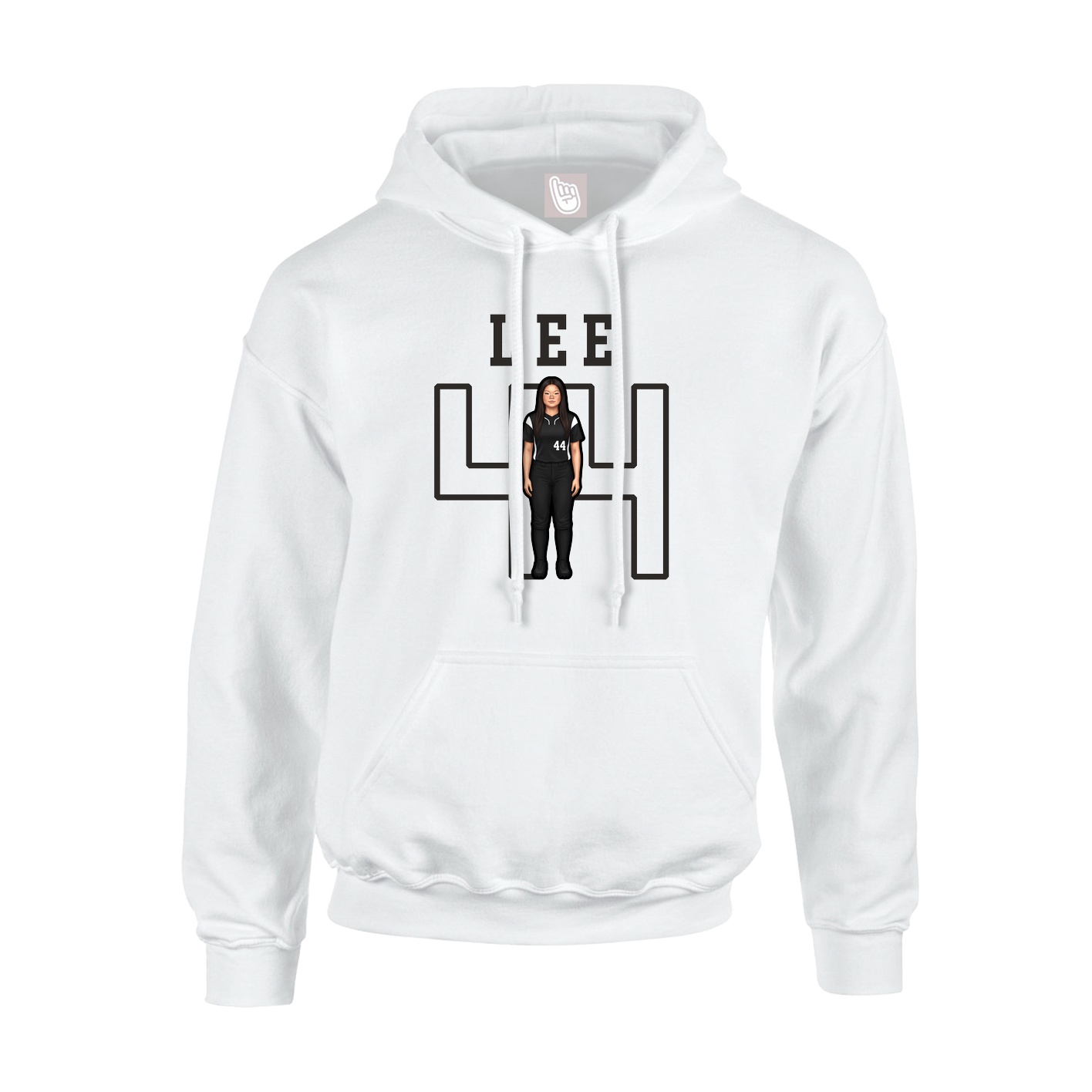Hoodie — Shirsey in White