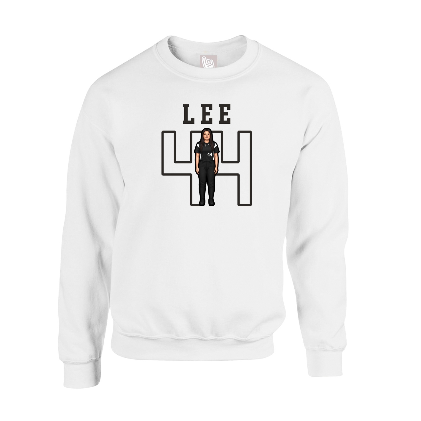 Fleece Crew — Shirsey in White