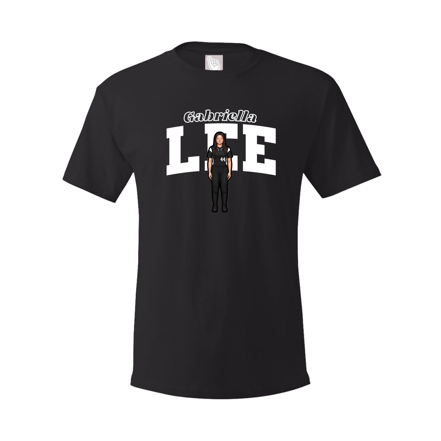 Tee — Name Arch in Black