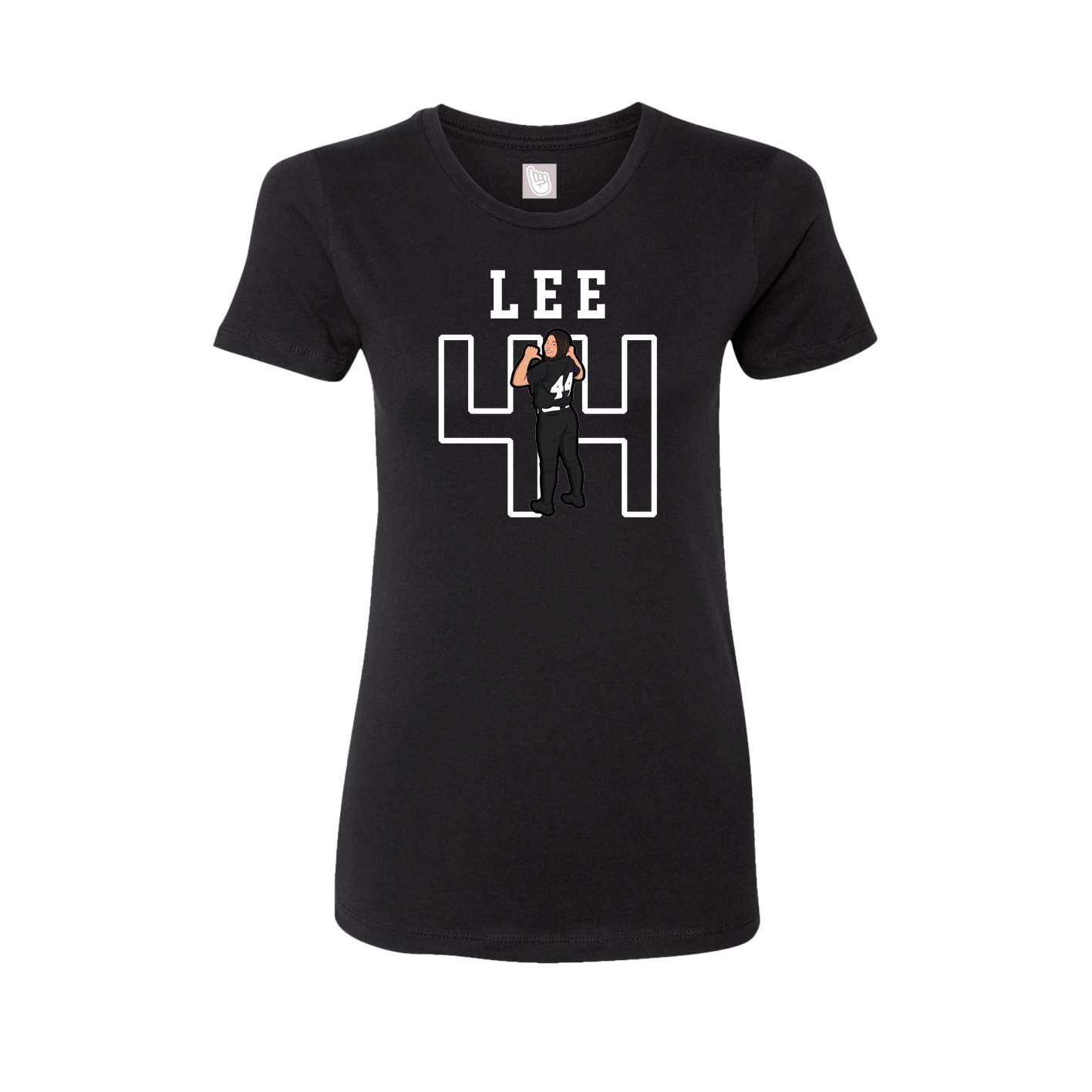 Fitted Women's Tee — Shirsey in Black