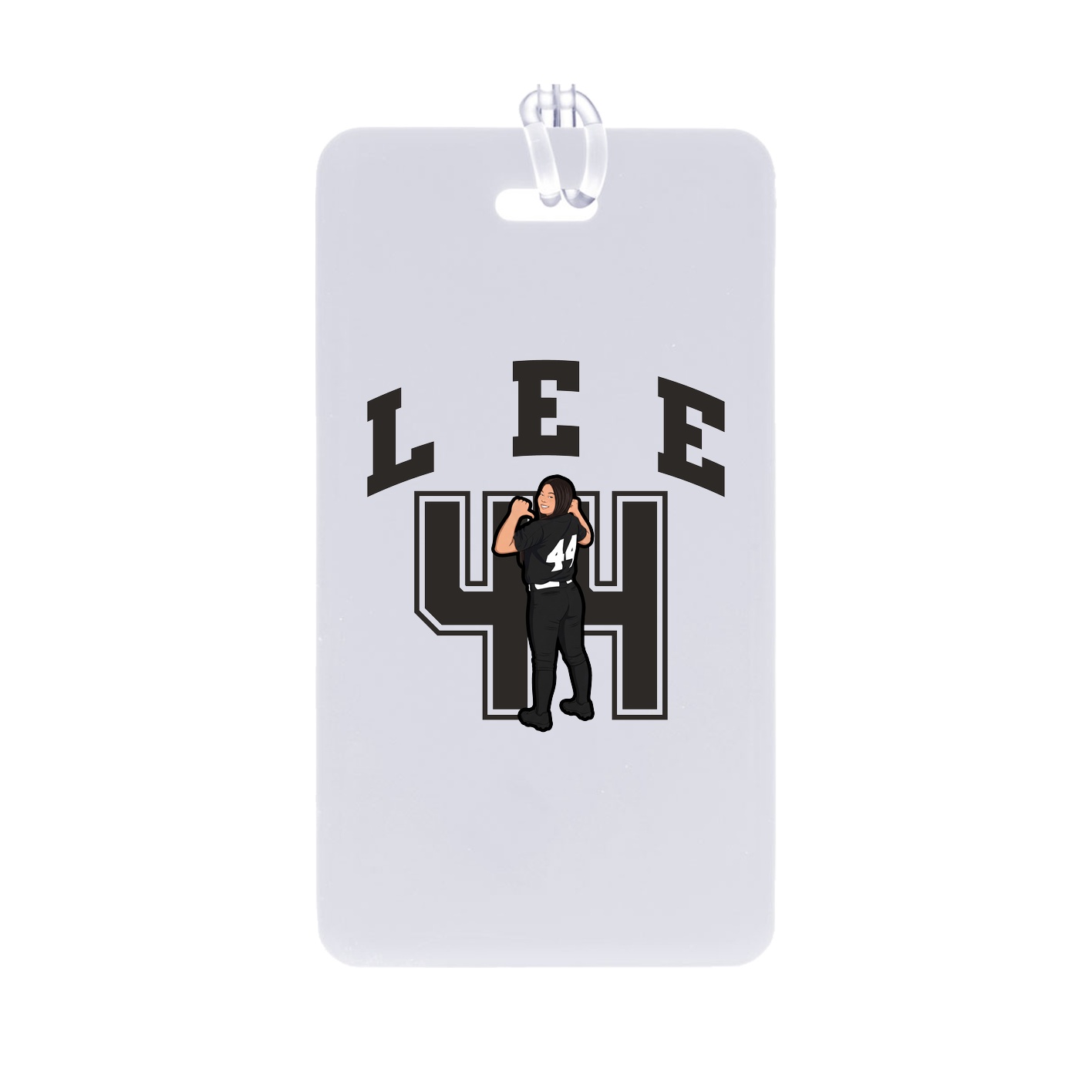 Bag Tag — Number in Classic