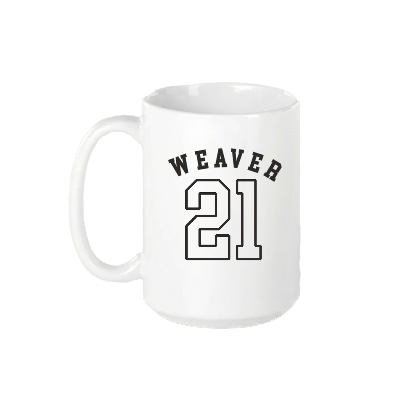 15oz Coffee Mug — Shirsey Arch in White