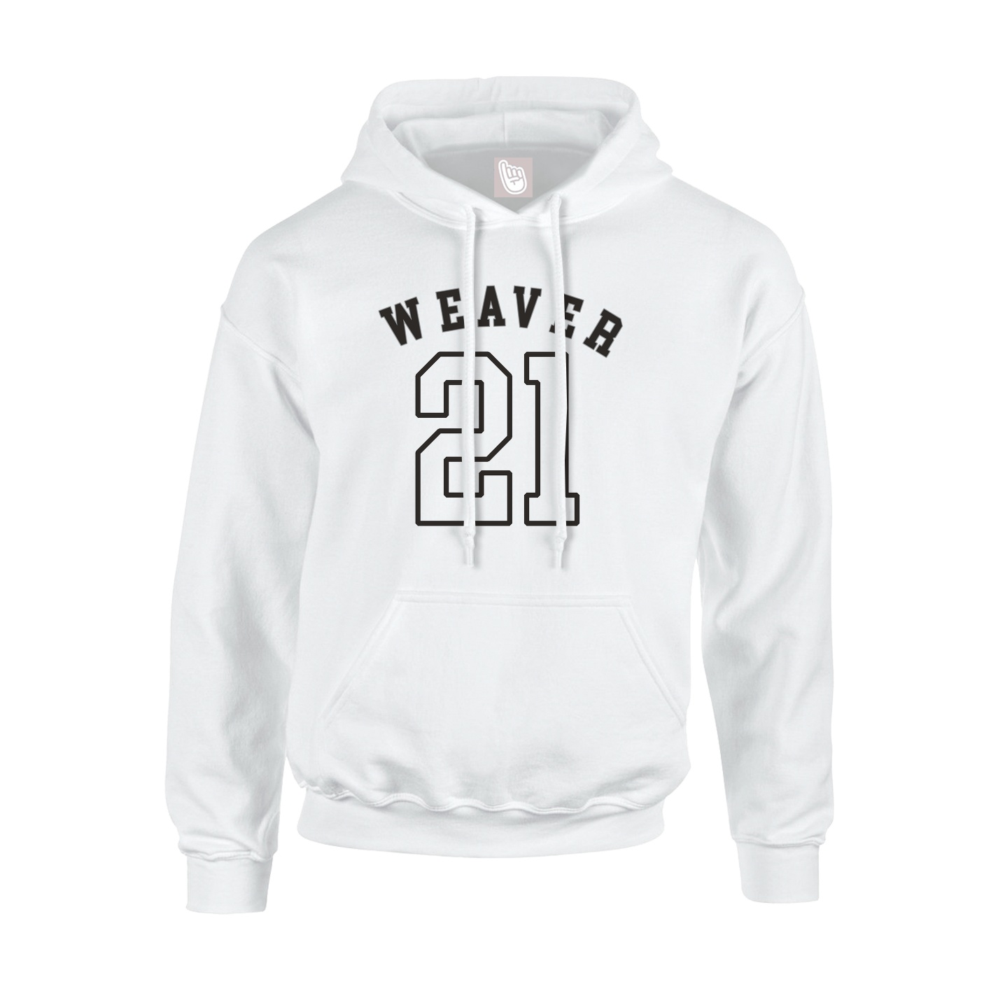 Hoodie — Shirsey Arch in White