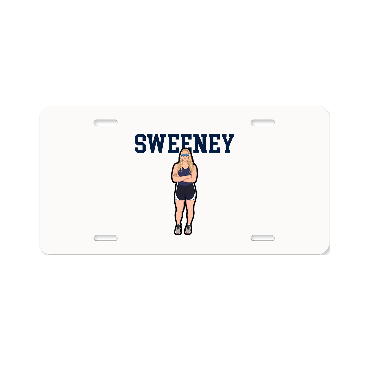 License Plate — Shirsey in Classic